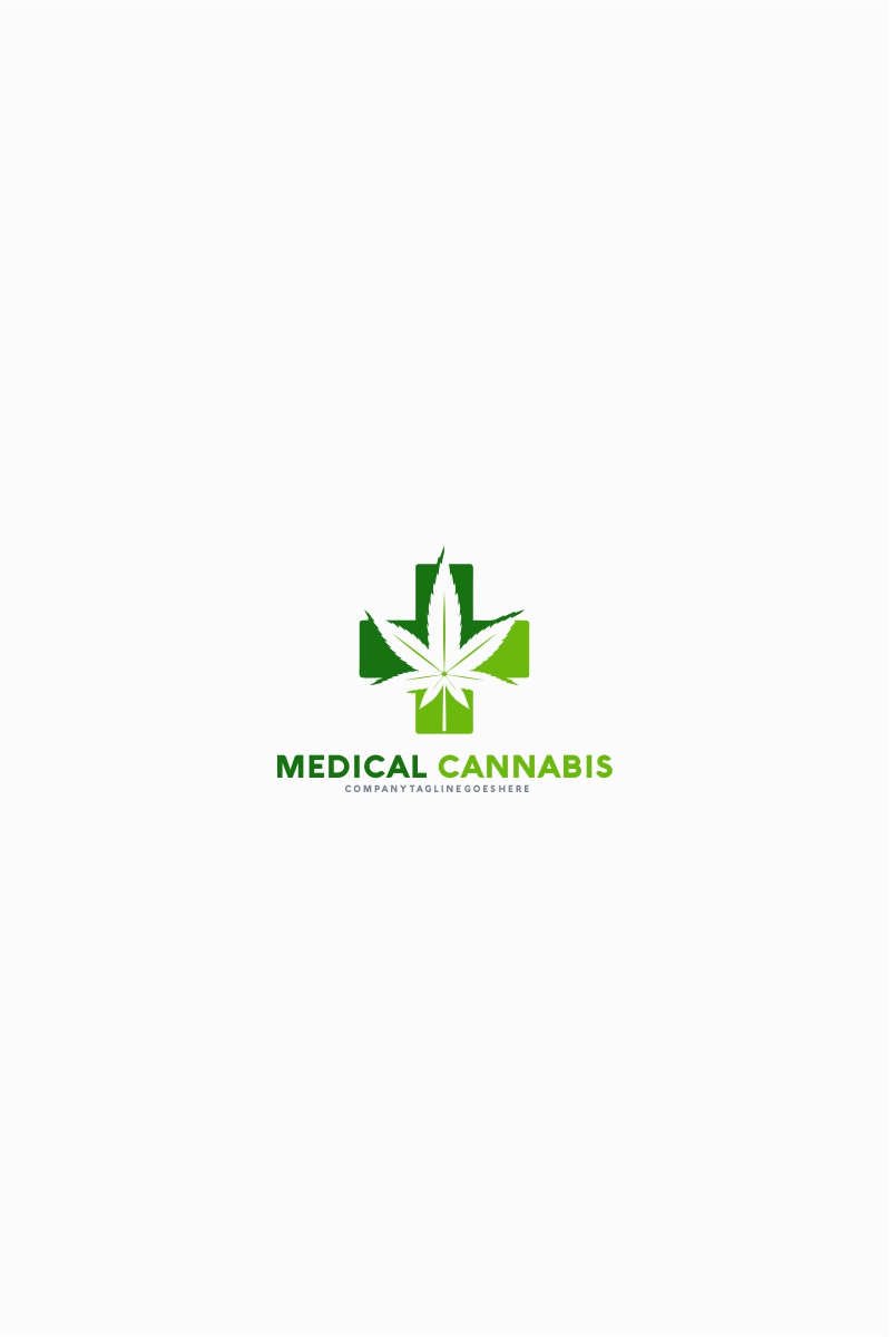 Medical Cannabis Logo Template