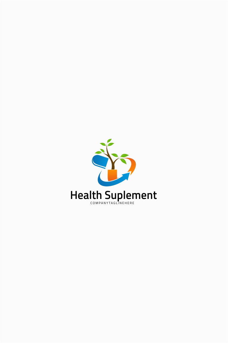 Healthy Suplement Logo Template