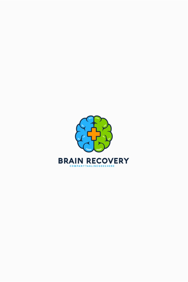 Brain Recovery Logo Template