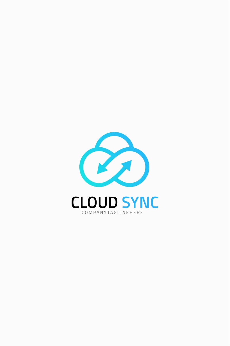 Cloud Transfer Logo Template