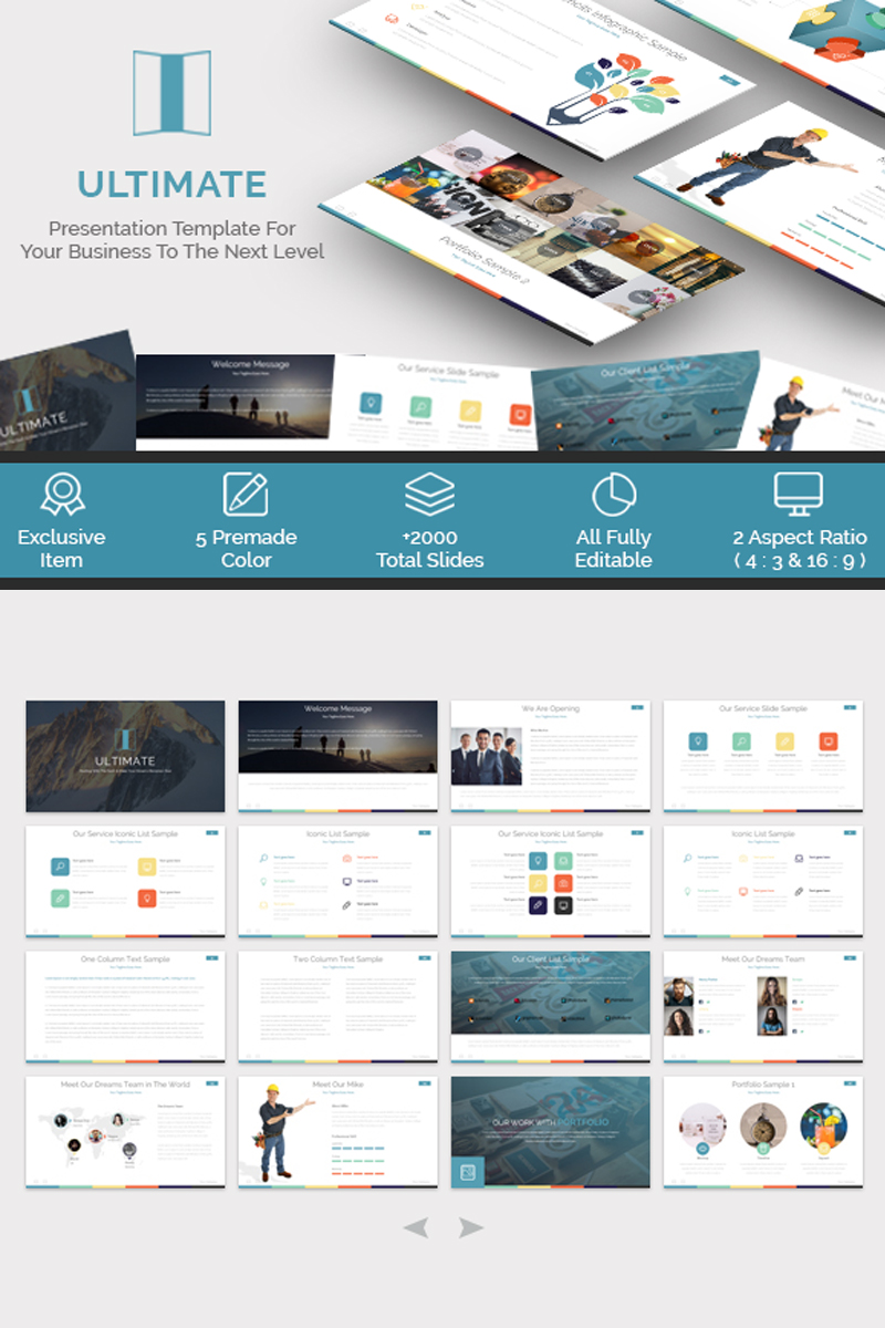 Ultimate - Presentation PowerPoint template