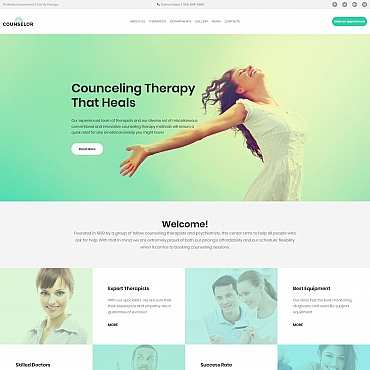 Counseling Therapy Moto CMS 3 Templates 65564