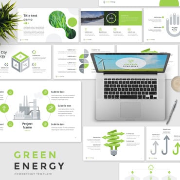Energy Nature PowerPoint Templates 65675