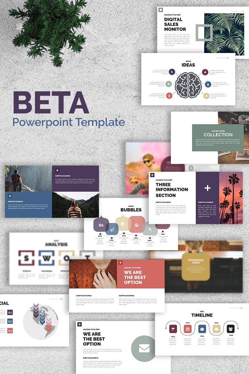 Beta - PowerPoint template