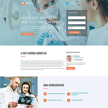 Estetica Healthcare Landing Page Templates 65802