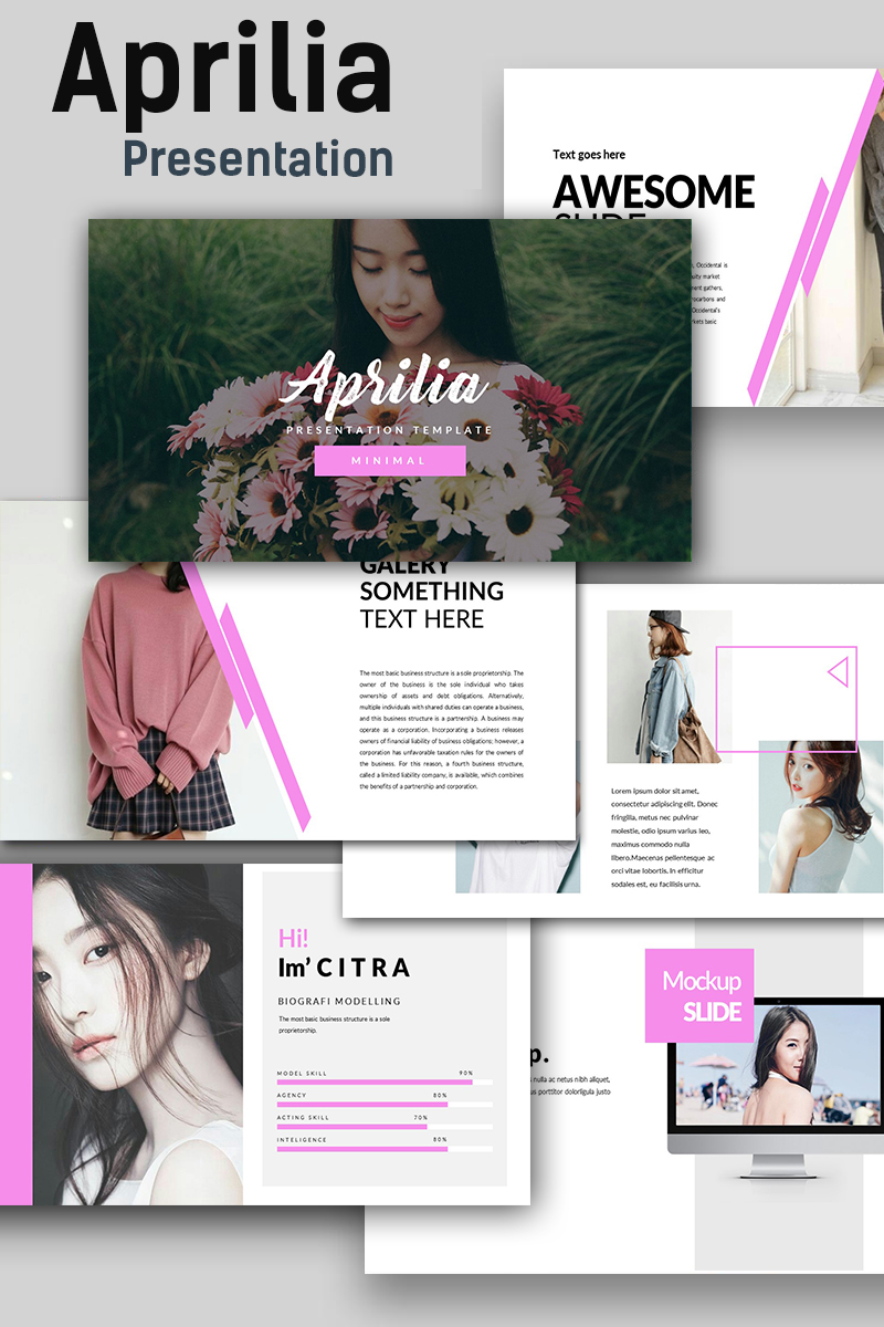 Aprilia Creative PowerPoint template