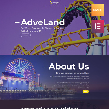 Park Entertainment WordPress Themes 66076