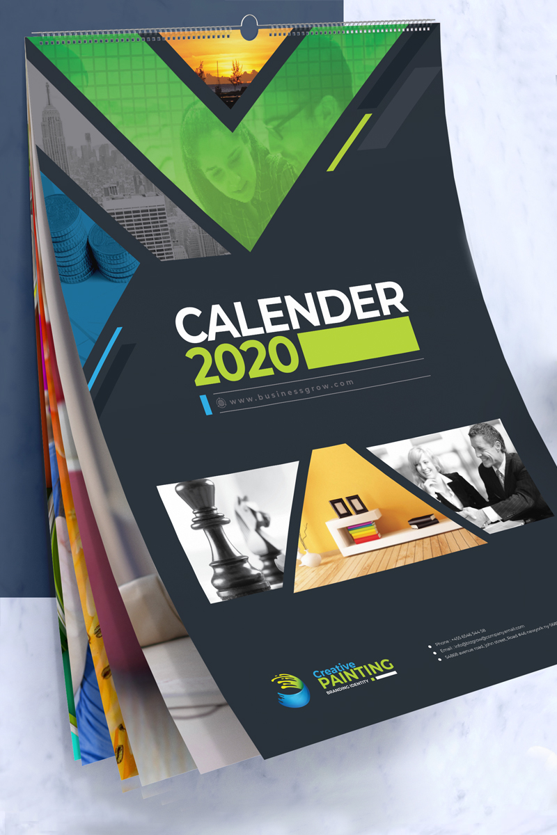 2020 Wall and Desk Calendar / Design Planner