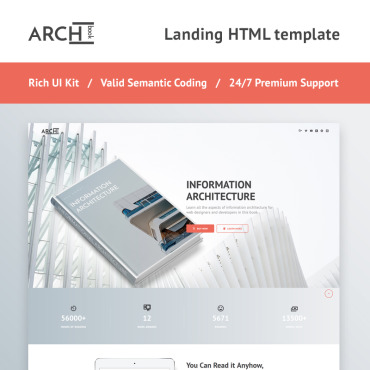 Book Library Landing Page Templates 66162
