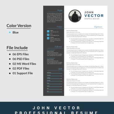 Business Clean Resume Templates 66221
