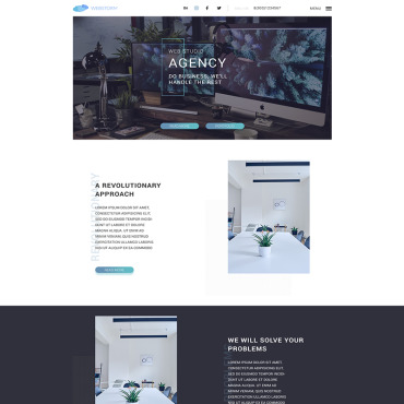 Onepage Agency PSD Templates 66271