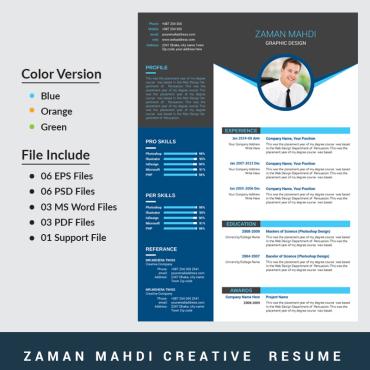 Business Clean Resume Templates 66288