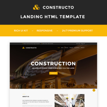 House Repair Landing Page Templates 66300
