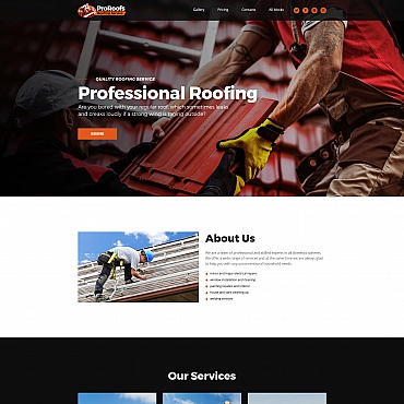 Repairs Building Landing Page Templates 66376