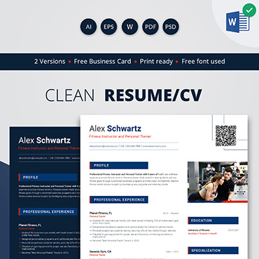 Fithess Gym Resume Templates 66443