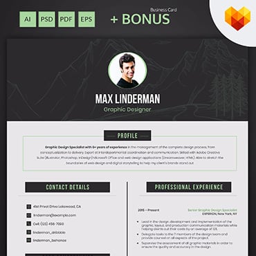 Graphic Design Resume Templates 66455