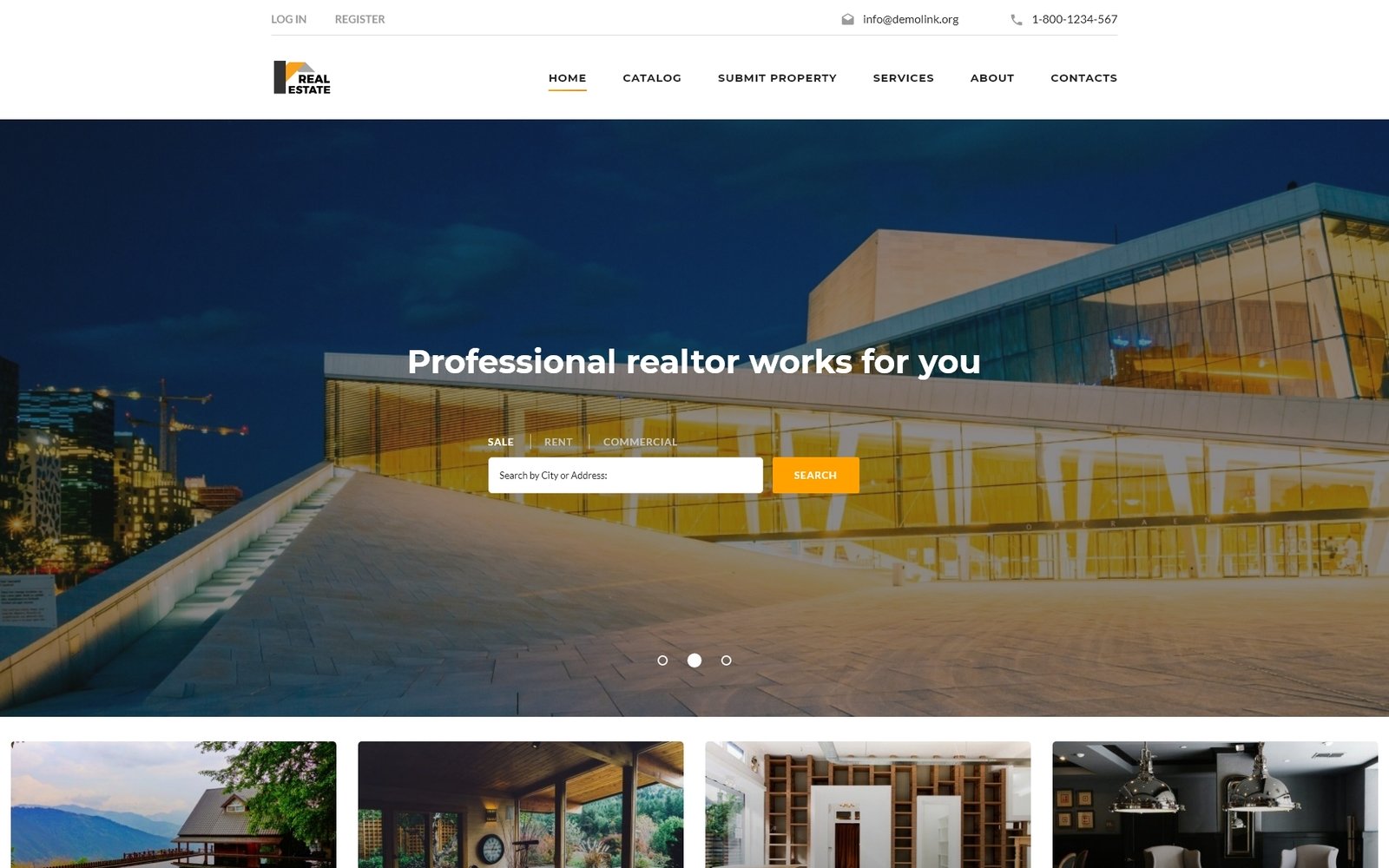 Real Estate Resposive Bootstrap Website Template