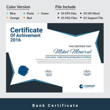 Award Background Certificate Templates 66487