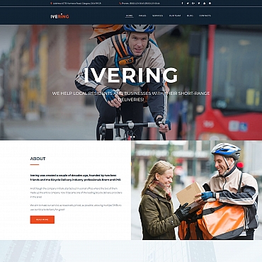 Moving Delivery Moto CMS 3 Templates 66527