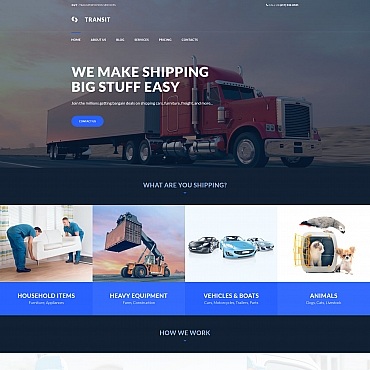 Tracking System Moto CMS 3 Templates 66544