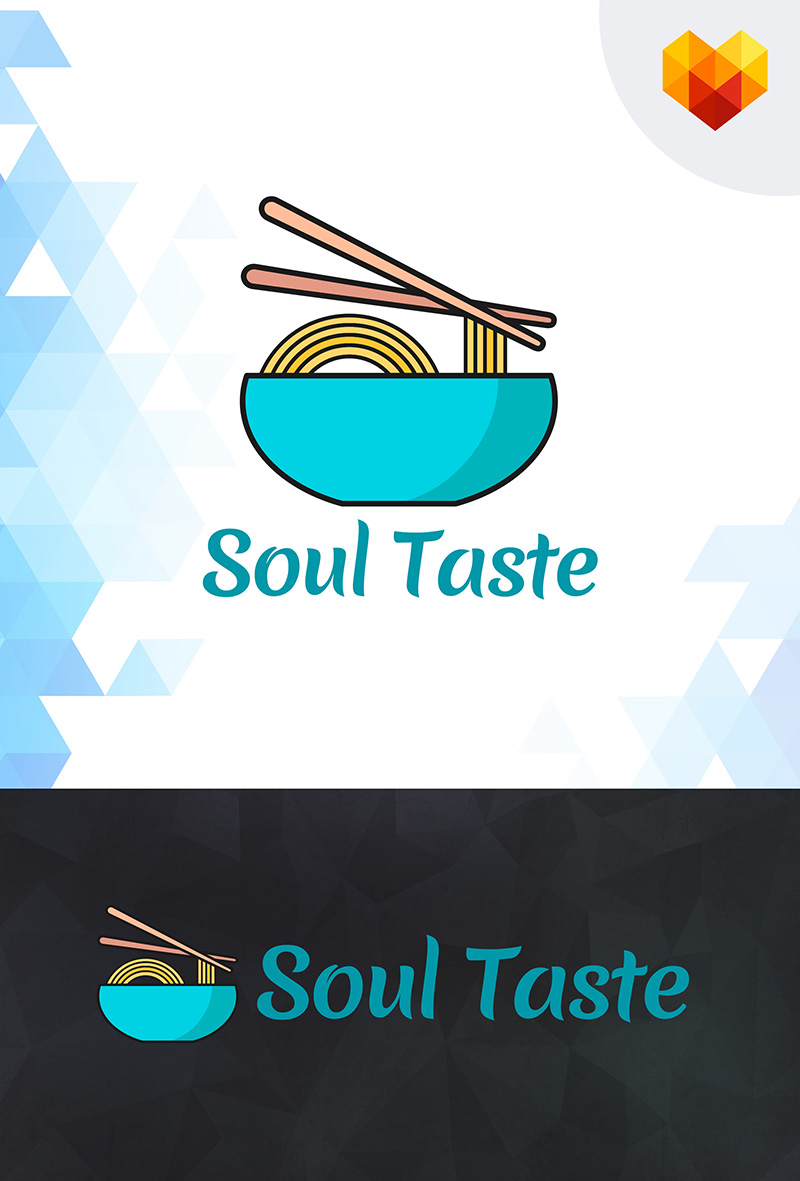 Soul Tasty Restaurant Logo Template