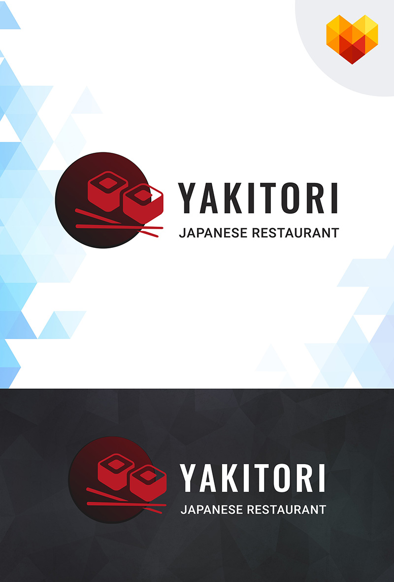 Yakitori - Sushi Restaurant Logo Template