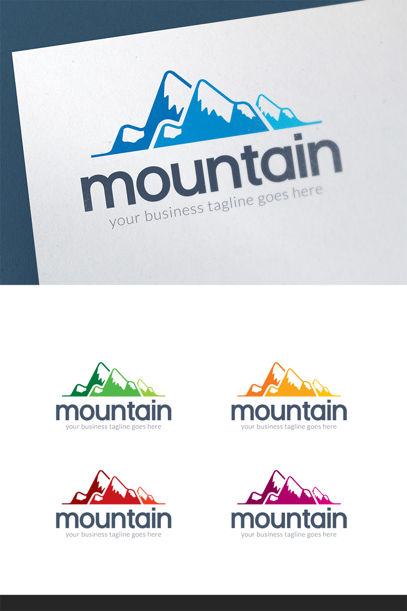Mountain Hill Logo Template
