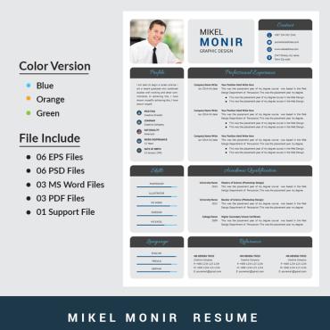 Business Clean Resume Templates 66814