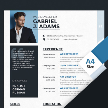 Resume Business-card Resume Templates 66834
