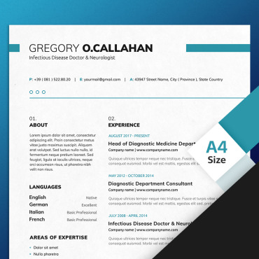 Business-card Cover-letter Resume Templates 66835