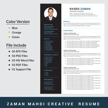 Business Clean Resume Templates 66872