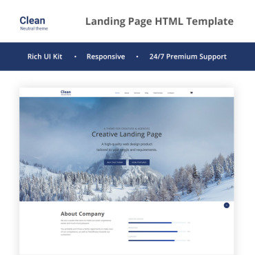 Industry Technical Landing Page Templates 66951