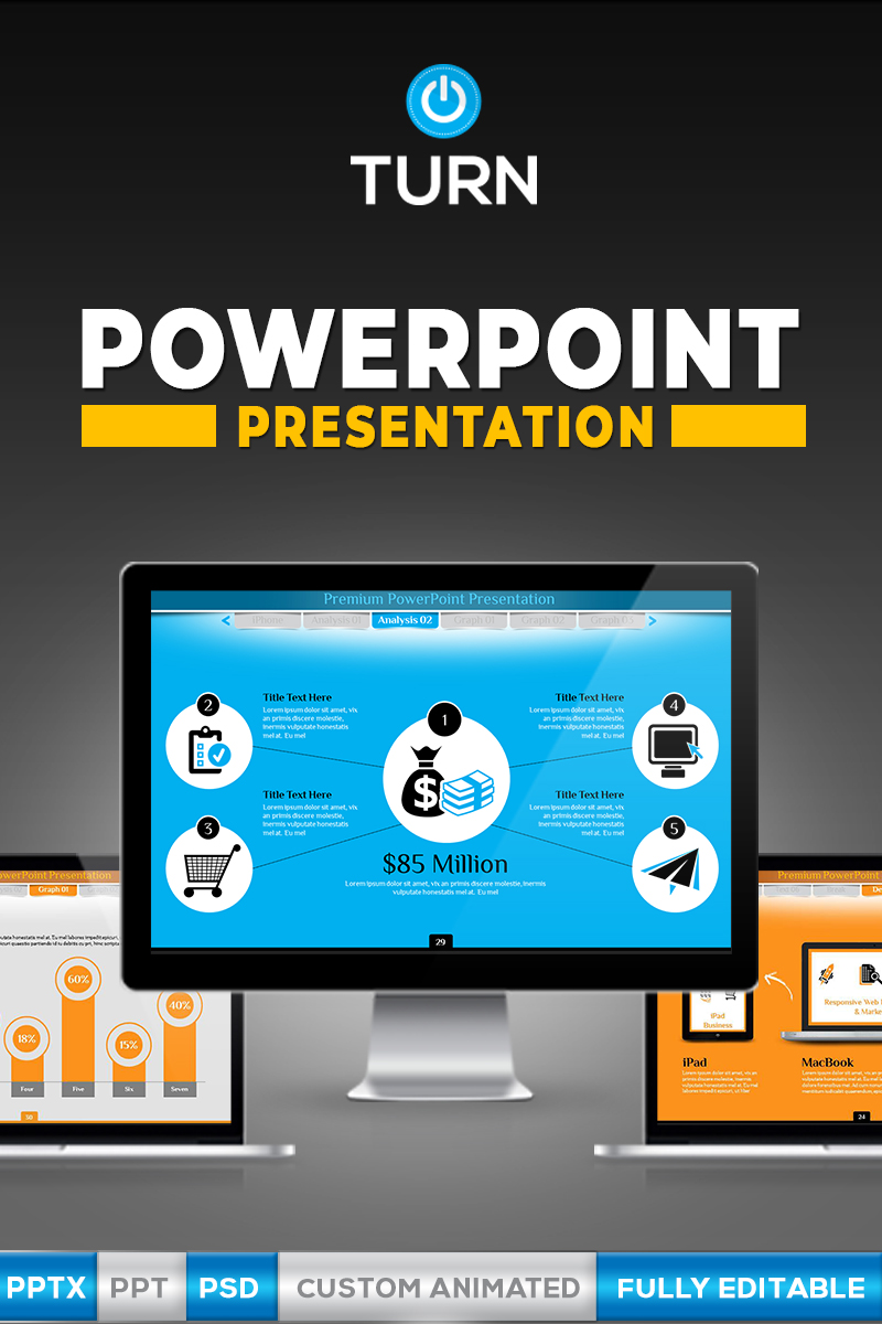 Animated Business PowerPoint template