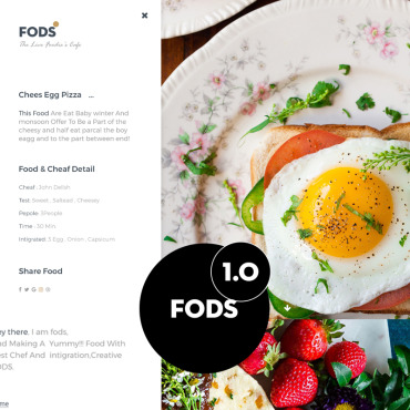 Fods Foodie's PSD Templates 66993