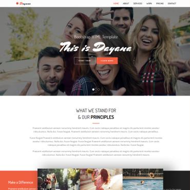 Bootstrap Html5 Landing Page Templates 67048