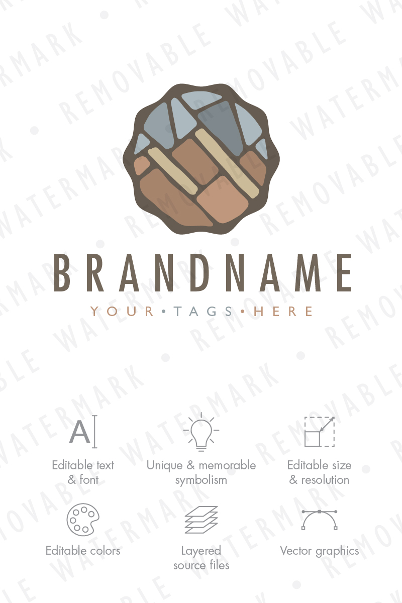 Granite Mountains Logo Template