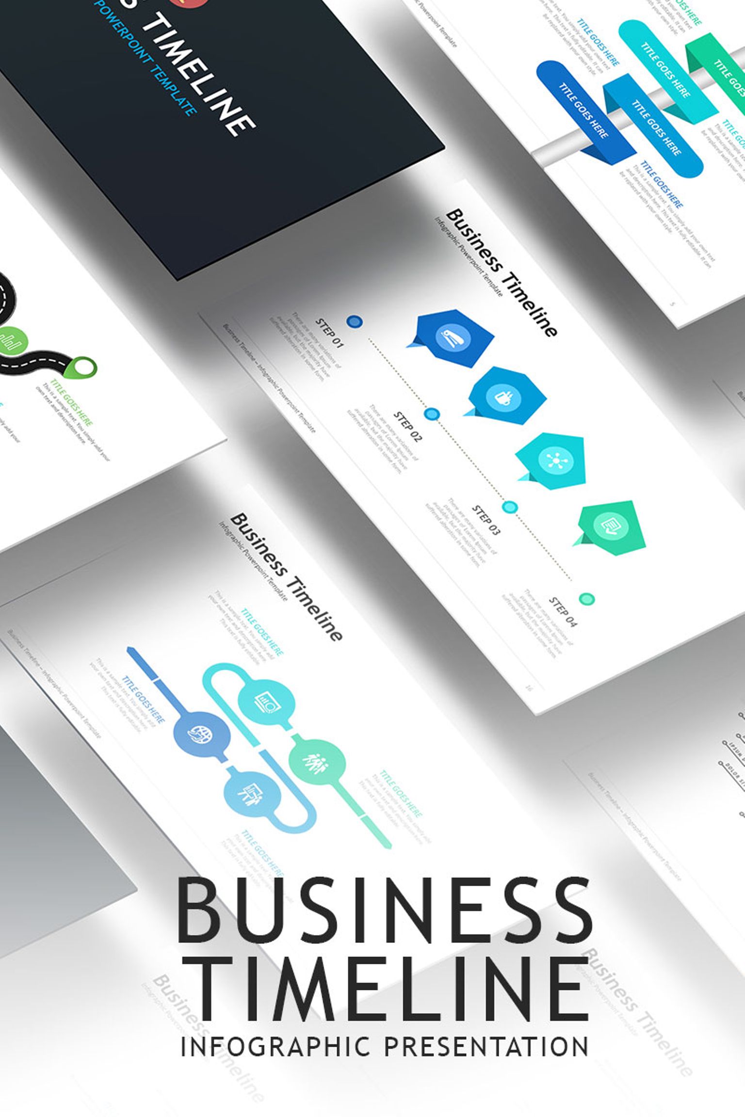 Business Timeline - Infographic PowerPoint template