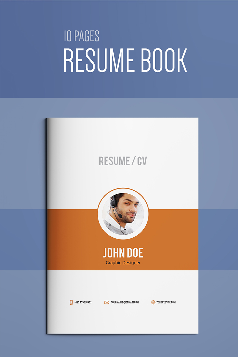 Resume Booklet  | Modern  / CV | Professional and Creative InDesign Resume Template