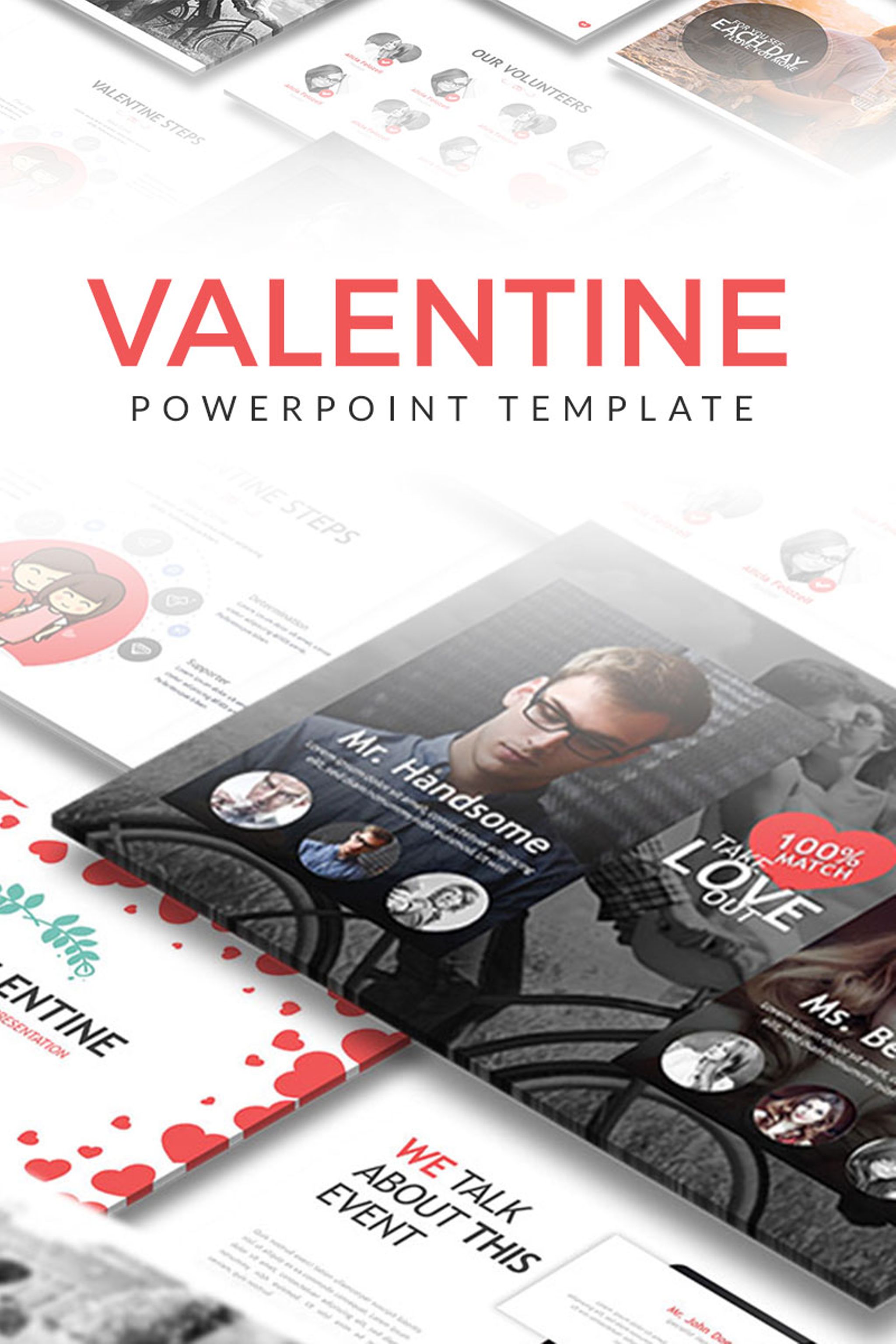 Sweet Valentine PowerPoint template