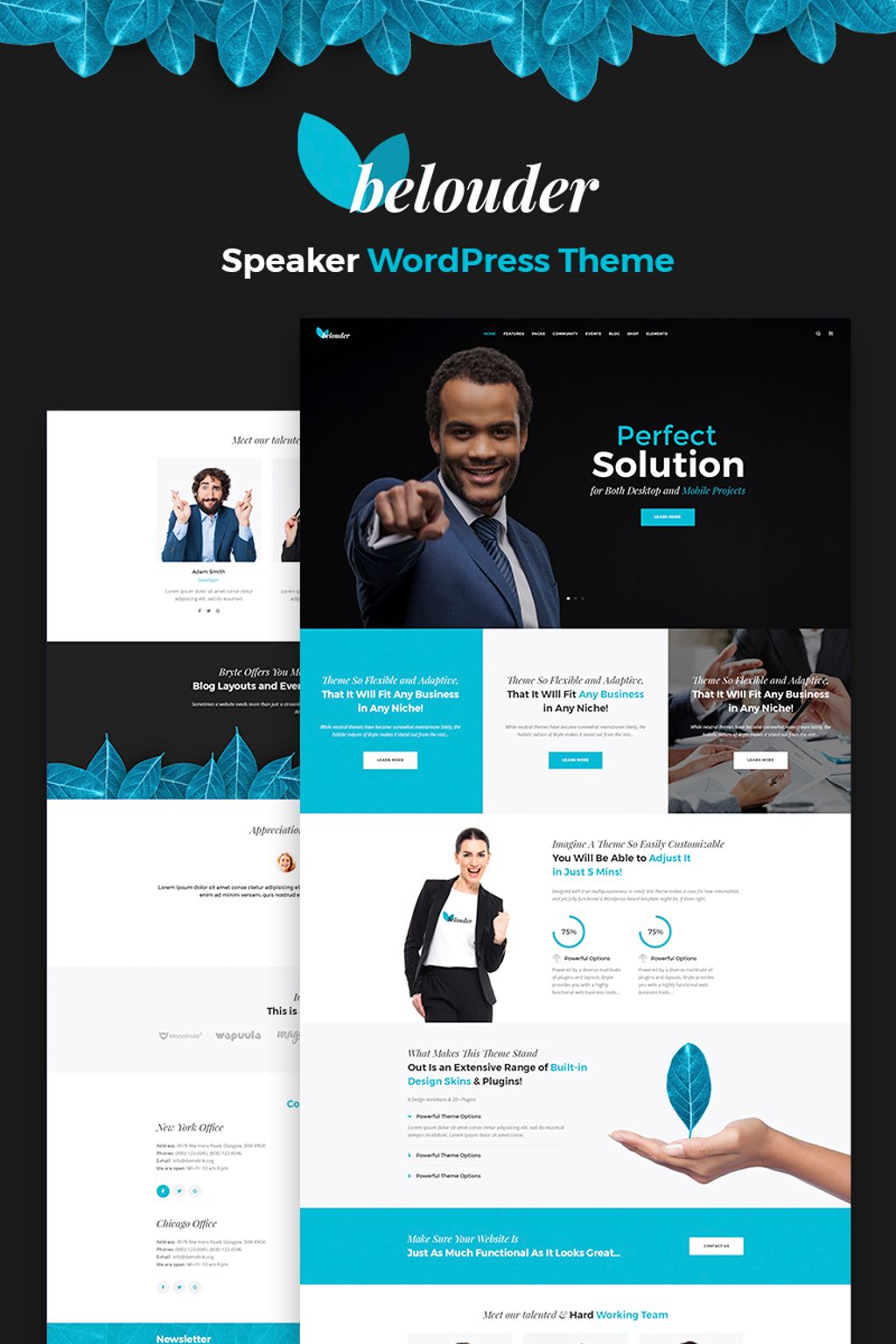 Belouder - Business&Service Responsive WordPress Theme