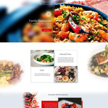 Page Restaurant PSD Templates 67305