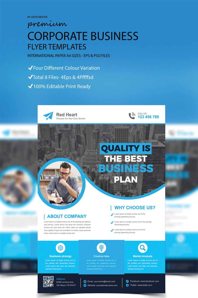 Shoping Business Flyer - Corporate Identity Template