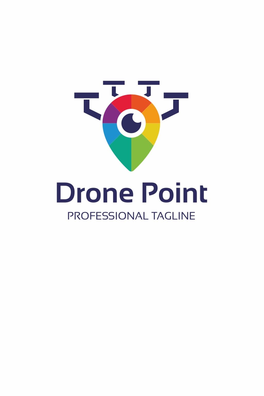 Drone Point - Logo Template