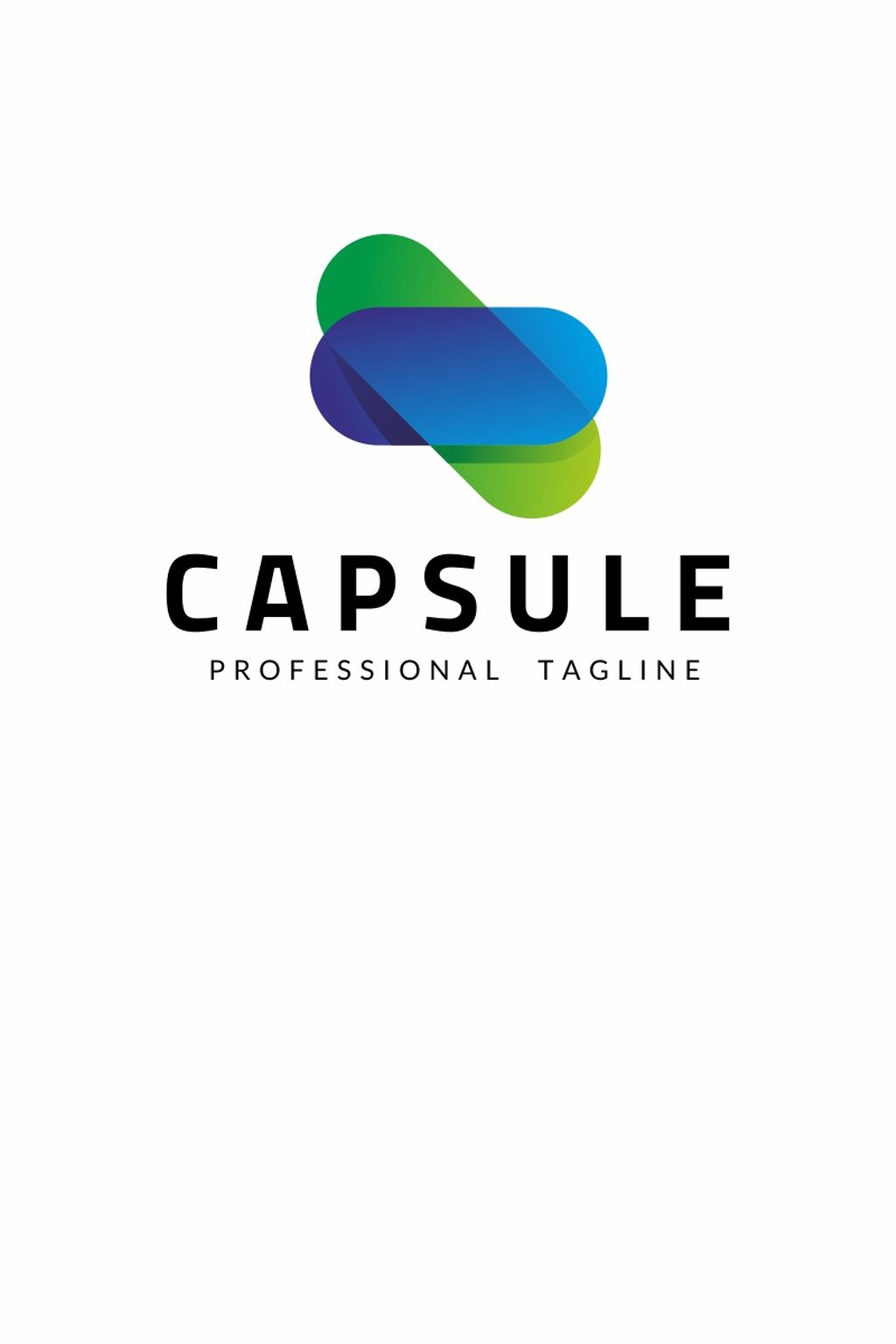Capsule Medicline - Logo Template