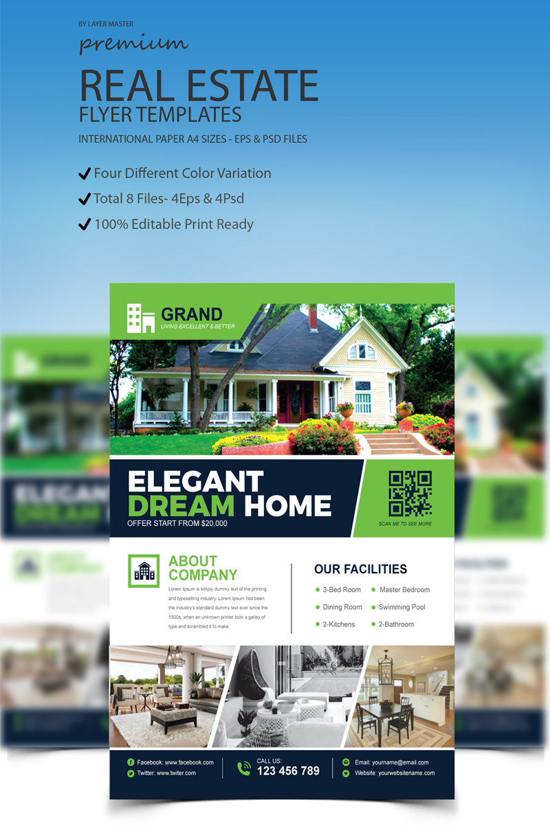 Real Estate Agency Flyer Template