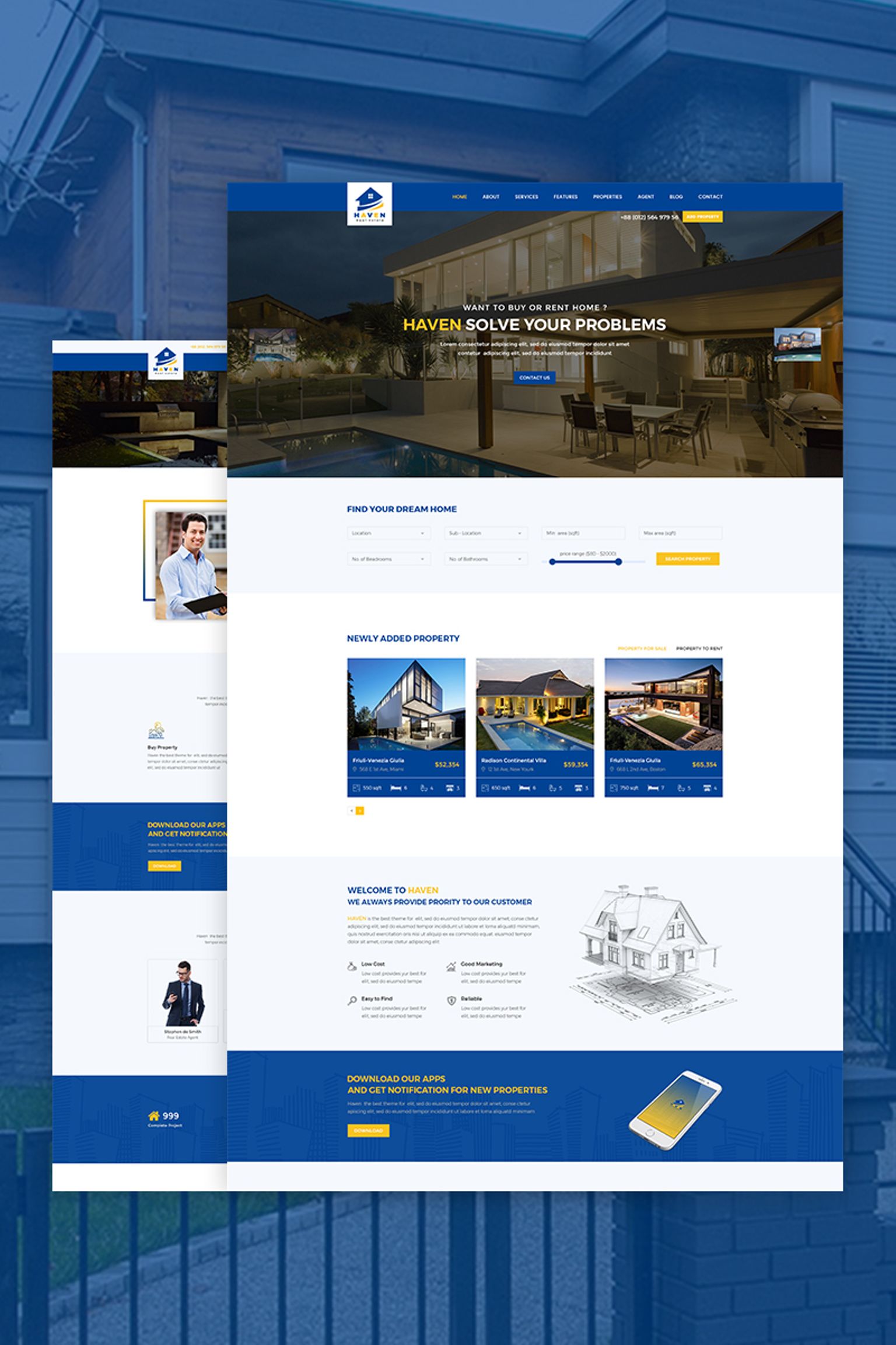 Haven - Real Estate Website Template