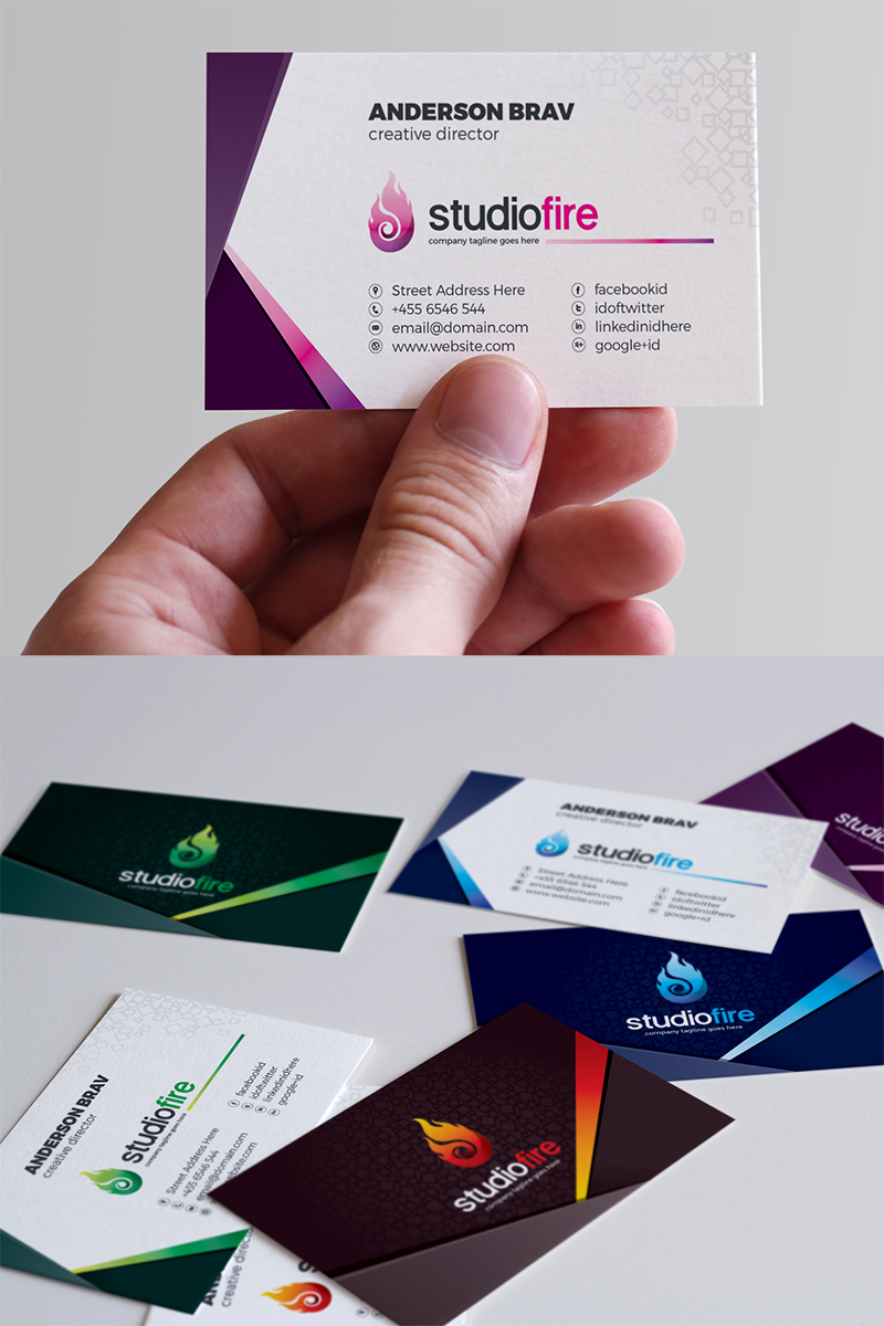Business Card - - Corporate Identity Template
