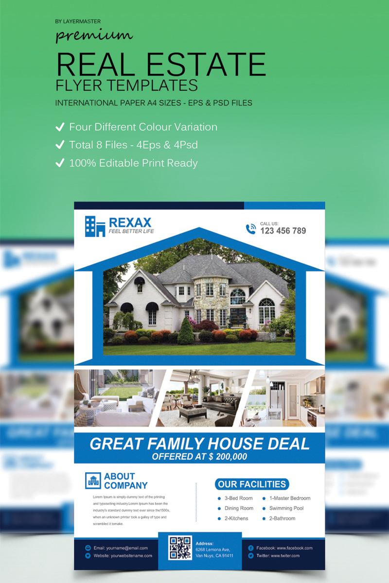 Rexax Real Estate - Corporate Identity Template
