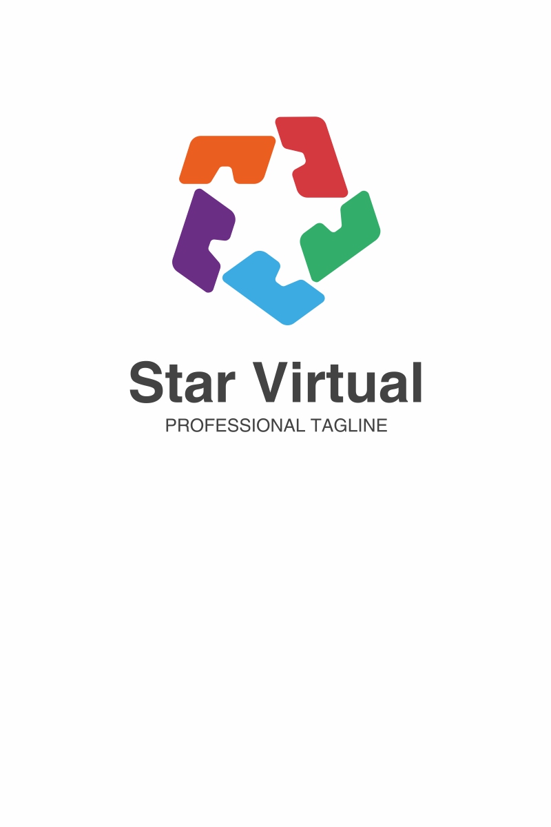 Star Virtual - Logo Template