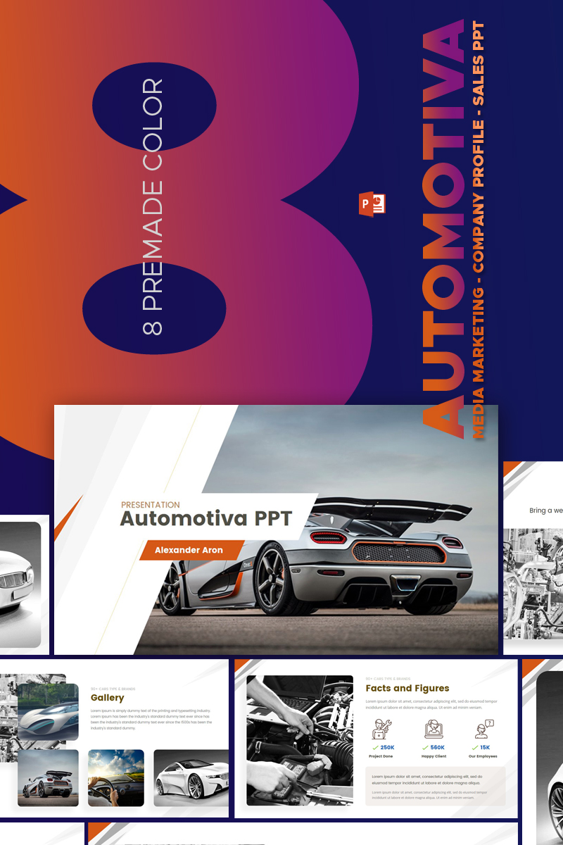 Automotiva - PowerPoint template